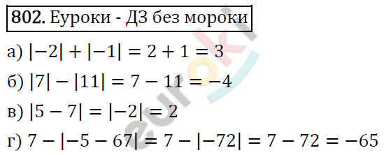 Алгебра 7 класс. ФГОС Никольский, Потапов, Решетников Задание 802