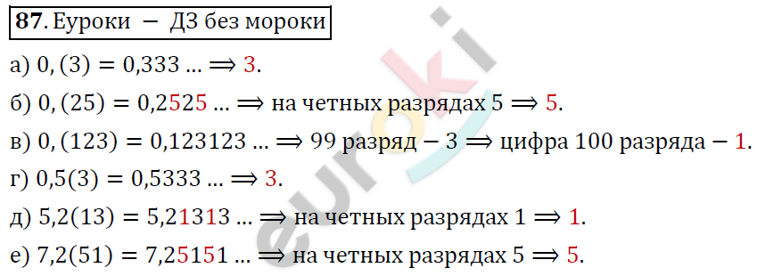 Алгебра 7 класс. ФГОС Никольский, Потапов, Решетников Задание 87