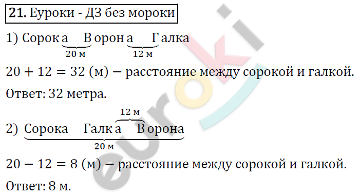 Математика 4 класс. ФГОС Рудницкая, Юдачева Задание 21