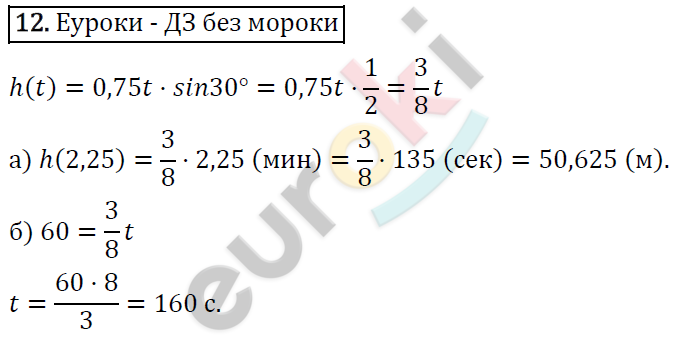 Алгебра 9 класс. ФГОС Макарычев, Миндюк, Нешков Задание 12