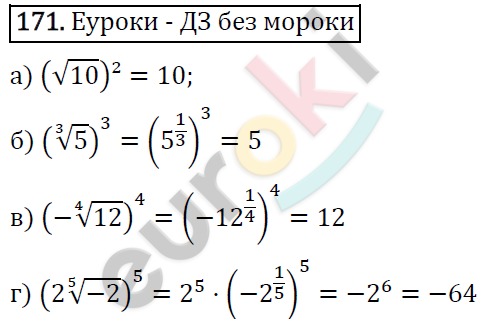 Алгебра 9 класс. ФГОС Макарычев, Миндюк, Нешков Задание 171