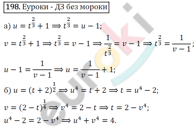 Алгебра 9 класс. ФГОС Макарычев, Миндюк, Нешков Задание 198