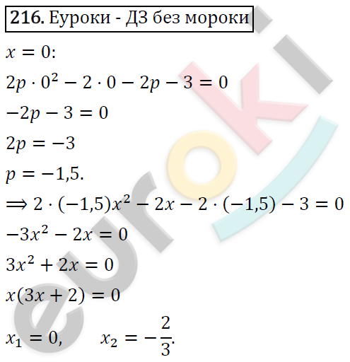 Алгебра 9 класс. ФГОС Макарычев, Миндюк, Нешков Задание 216