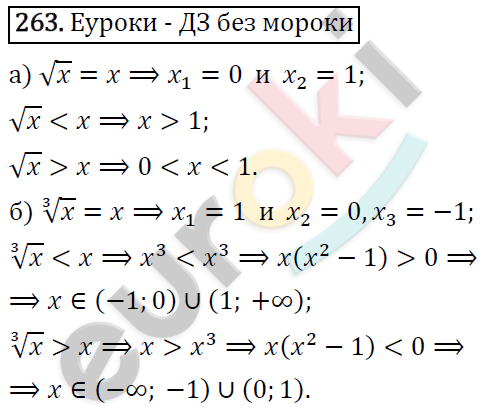 Алгебра 9 класс. ФГОС Макарычев, Миндюк, Нешков Задание 263