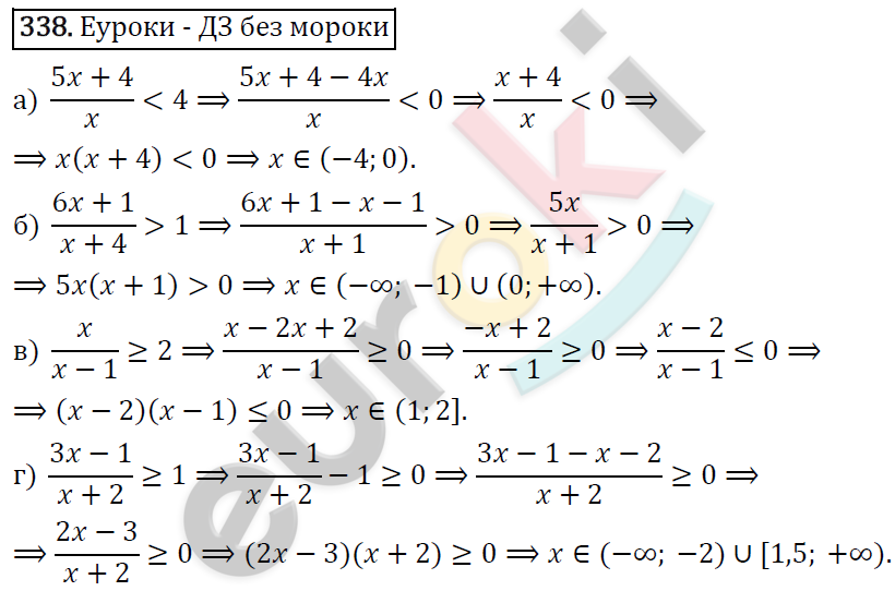Алгебра 9 класс. ФГОС Макарычев, Миндюк, Нешков Задание 338