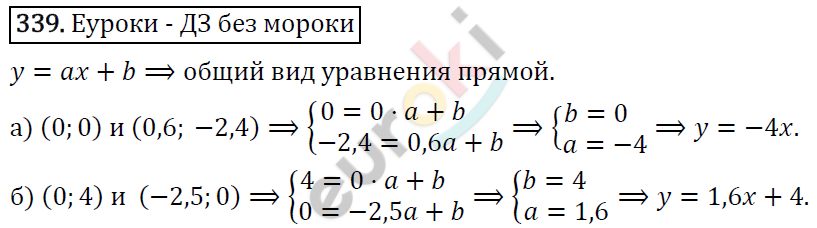 Алгебра 9 класс. ФГОС Макарычев, Миндюк, Нешков Задание 339