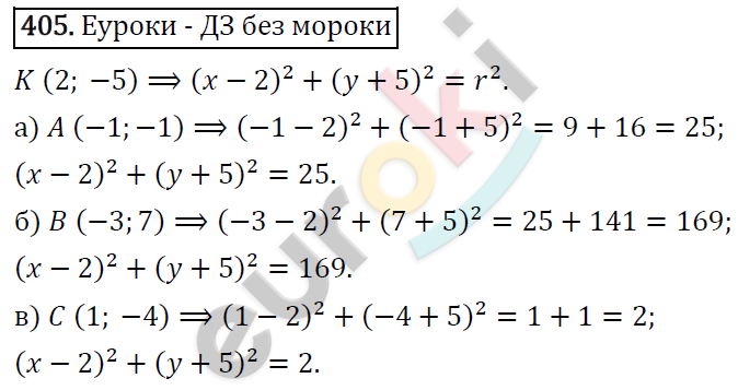 Алгебра 9 класс. ФГОС Макарычев, Миндюк, Нешков Задание 405