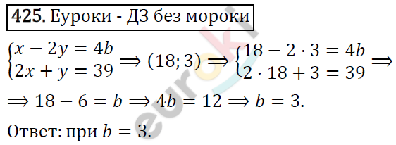 Алгебра 9 класс. ФГОС Макарычев, Миндюк, Нешков Задание 425