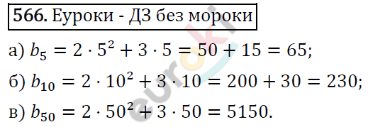 Алгебра 9 класс. ФГОС Макарычев, Миндюк, Нешков Задание 566