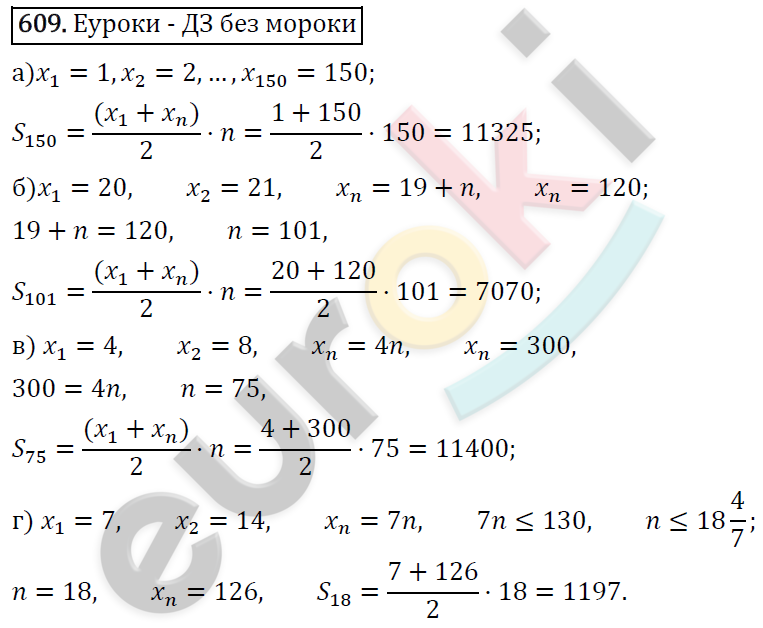 Алгебра 9 класс. ФГОС Макарычев, Миндюк, Нешков Задание 609