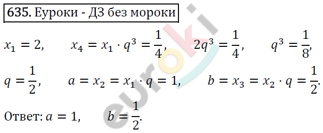 Алгебра 9 класс. ФГОС Макарычев, Миндюк, Нешков Задание 635