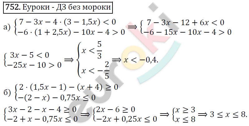 Алгебра 9 класс. ФГОС Макарычев, Миндюк, Нешков Задание 752