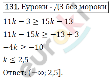 Алгебра 9 класс. ФГОС Мерзляк, Полонский, Якир Задание 131