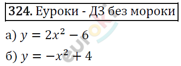 Алгебра 9 класс. ФГОС Мерзляк, Полонский, Якир Задание 324