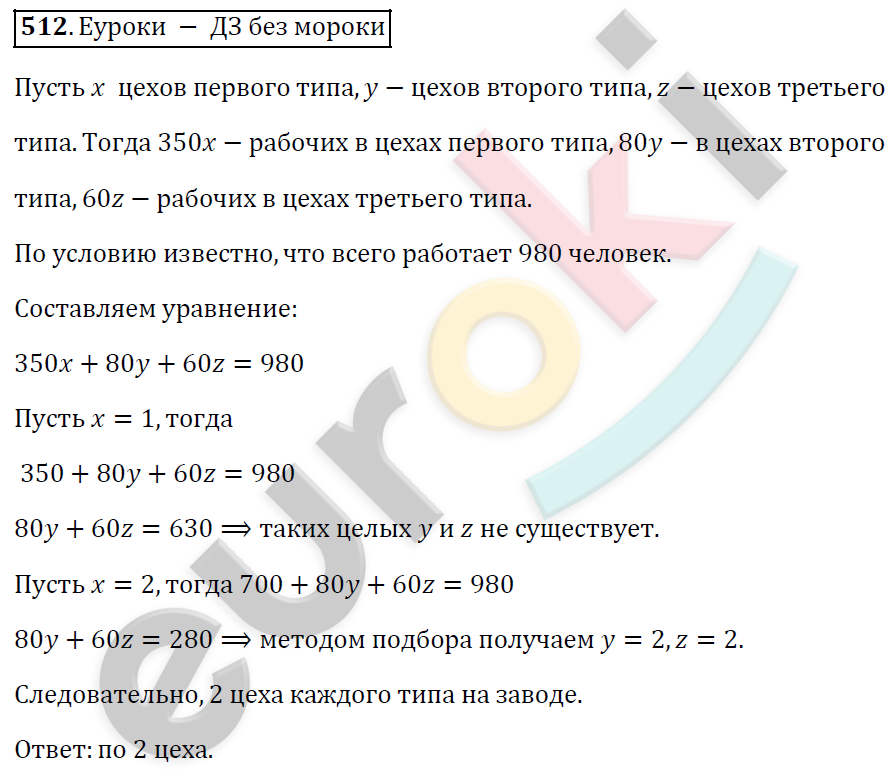 Алгебра 9 класс. ФГОС Мерзляк, Полонский, Якир Задание 512