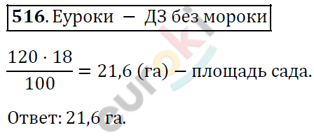 Алгебра 9 класс. ФГОС Мерзляк, Полонский, Якир Задание 516