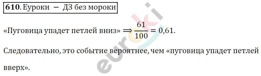 Алгебра 9 класс. ФГОС Мерзляк, Полонский, Якир Задание 610