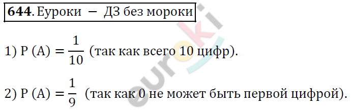 Алгебра 9 класс. ФГОС Мерзляк, Полонский, Якир Задание 644