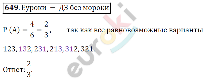 Алгебра 9 класс. ФГОС Мерзляк, Полонский, Якир Задание 649