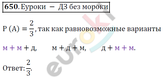 Алгебра 9 класс. ФГОС Мерзляк, Полонский, Якир Задание 650