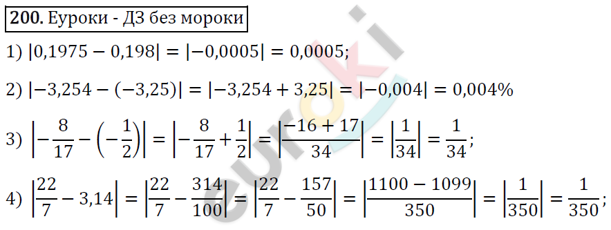 Алгебра 8 класс. ФГОС Колягин, Ткачева, Фёдорова Задание 200