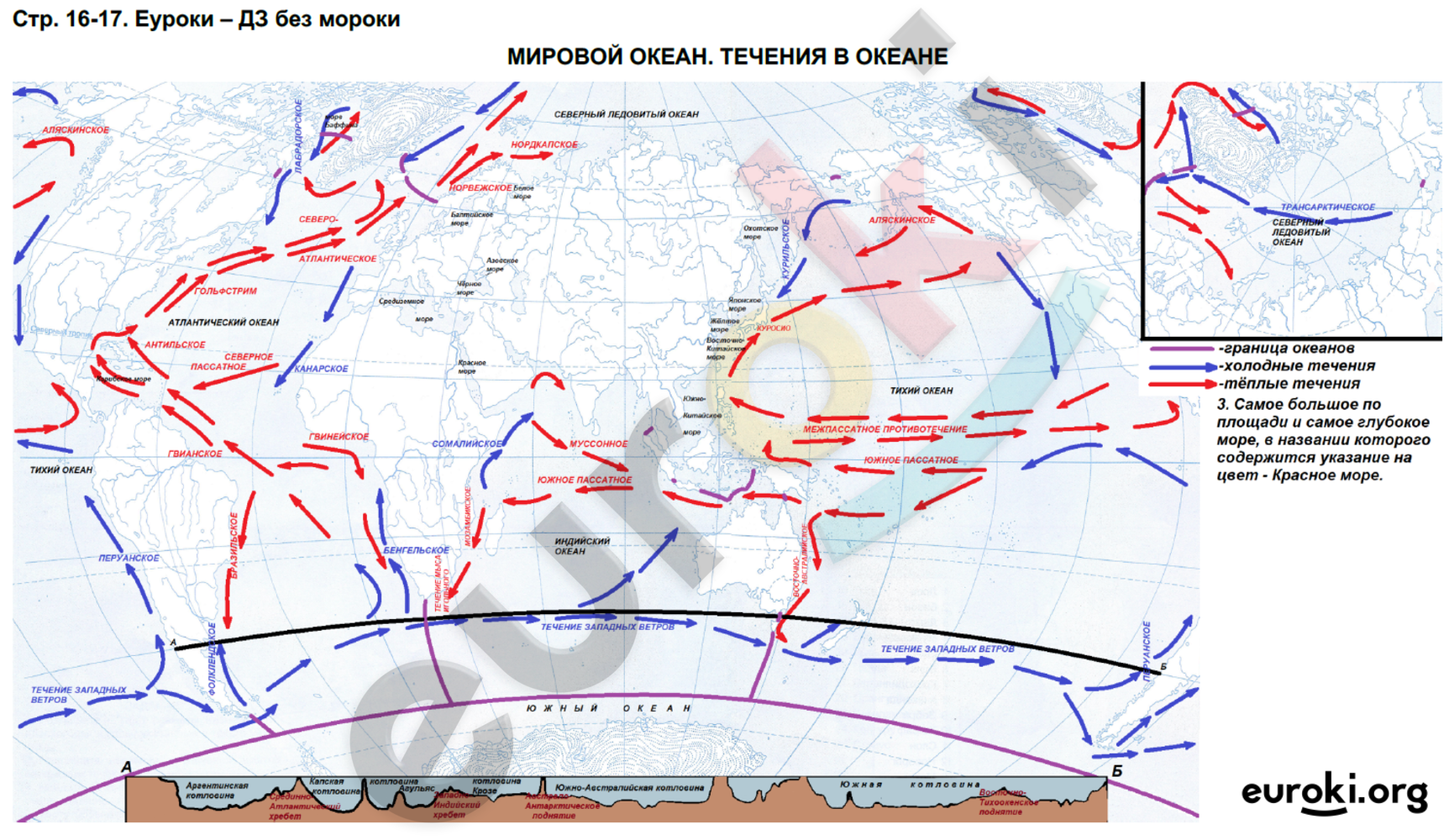 Контурные карты по географии 6 класс. ФГОС Курчина Страница 16