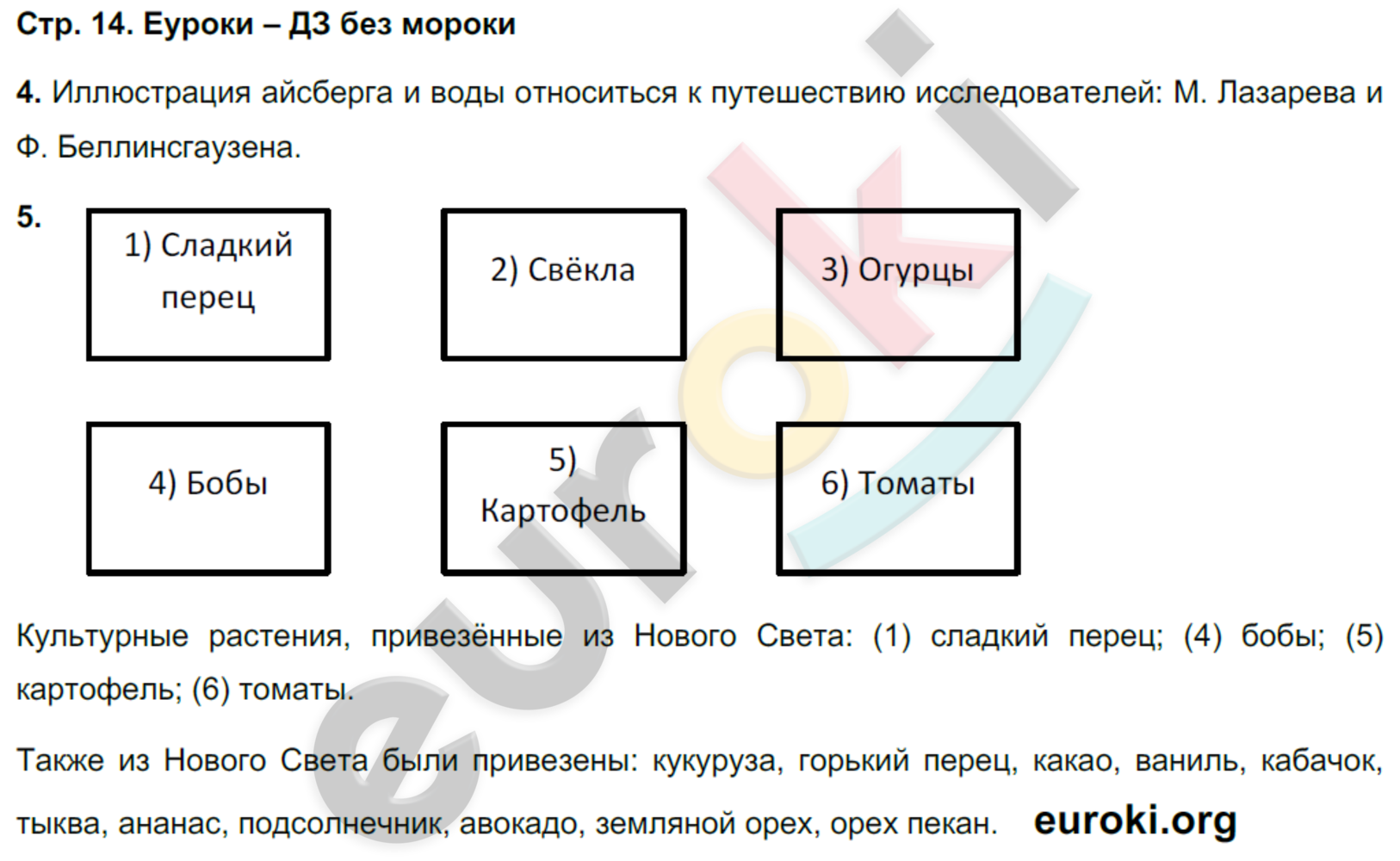 Тетрадь-тренажёр по географии 5 класс. Часть 1, 2. ФГОС Лобжанидзе Страница 14