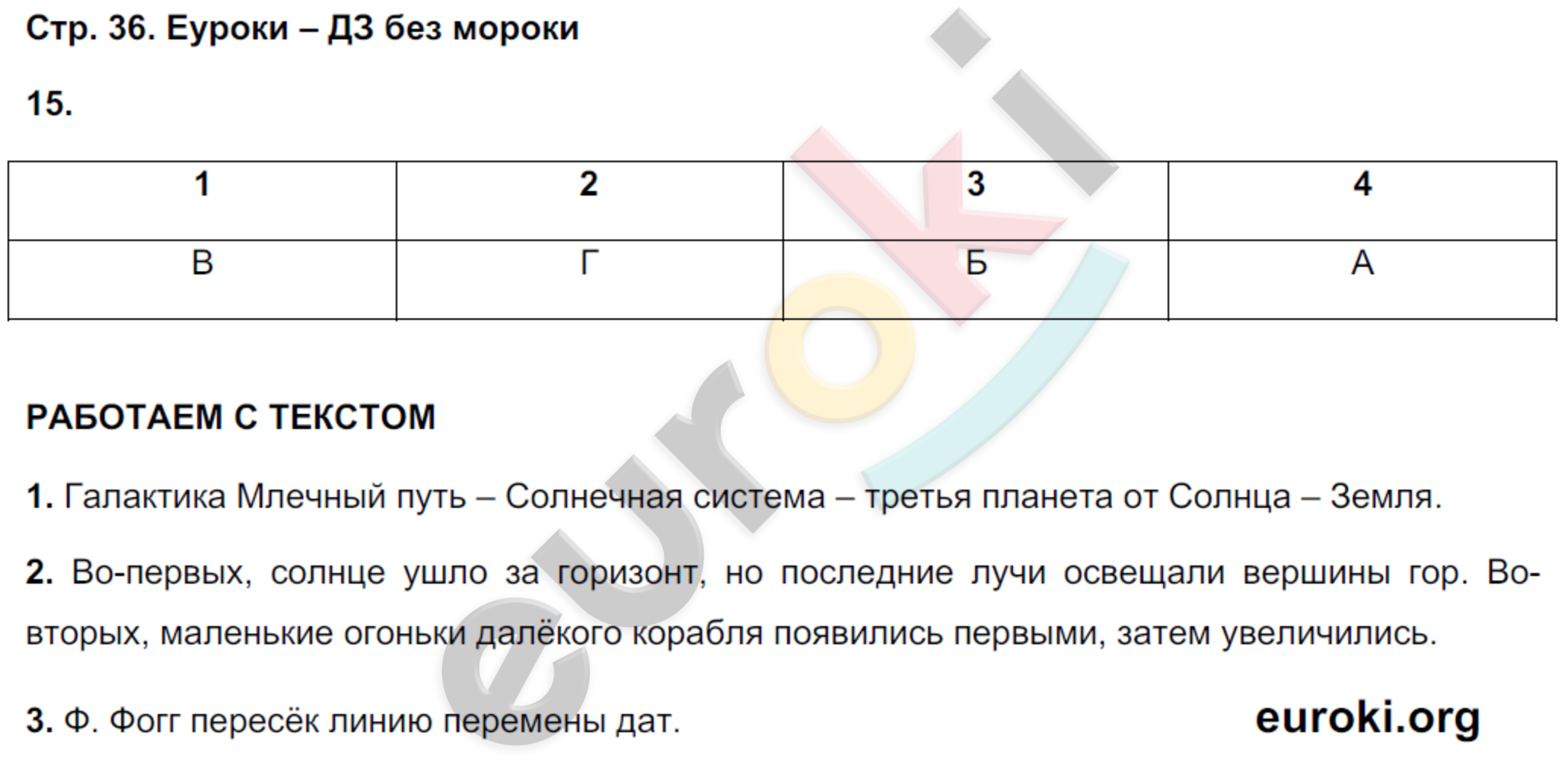 География 5 класс стр 36