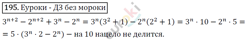 Алгебра 8 класс. ФГОС Мерзляк, Полонский, Якир Задание 195