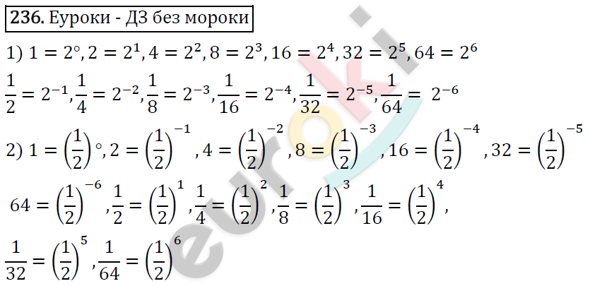 Алгебра 8 класс. ФГОС Мерзляк, Полонский, Якир Задание 236