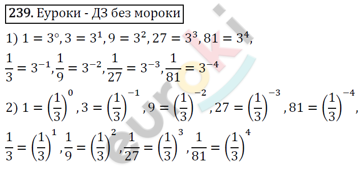 Алгебра 8 класс. ФГОС Мерзляк, Полонский, Якир Задание 239