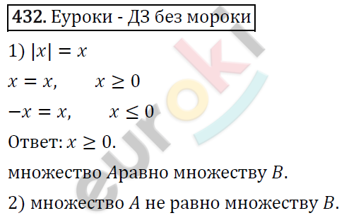 Алгебра 8 класс. ФГОС Мерзляк, Полонский, Якир Задание 432