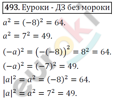 Алгебра 8 класс. ФГОС Мерзляк, Полонский, Якир Задание 493