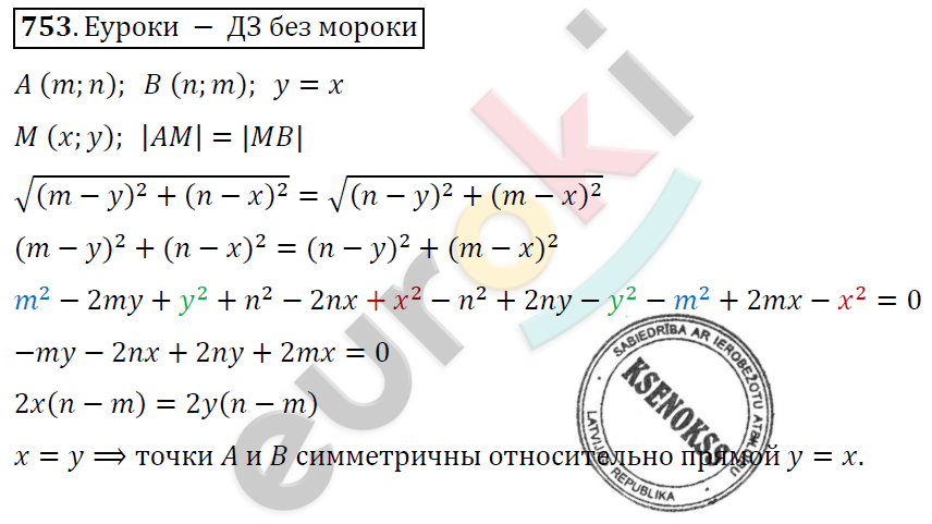 Алгебра 8 класс. ФГОС Никольский, Потапов Задание 753