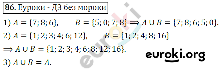 Дидактические материалы по алгебре 8 класс Мерзляк, Полонский, Рабинович Вариант 86