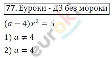 Дидактические материалы по алгебре 8 класс Мерзляк, Полонский, Рабинович Вариант 77