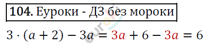 Алгебра 7 класс. ФГОС Макарычев, Миндюк, Нешков Задание 104