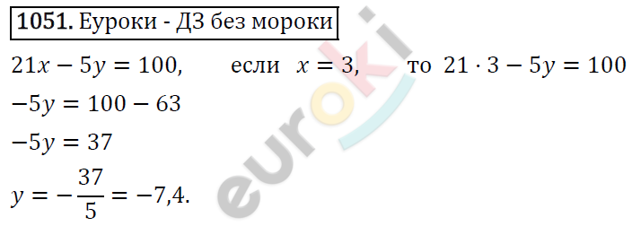 Алгебра 7 класс. ФГОС Макарычев, Миндюк, Нешков Задание 1051
