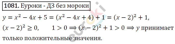 Алгебра 7 класс. ФГОС Макарычев, Миндюк, Нешков Задание 1081