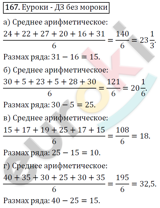 Алгебра 7 класс. ФГОС Макарычев, Миндюк, Нешков Задание 167