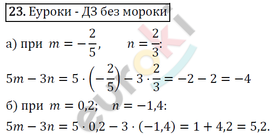 Алгебра 7 класс. ФГОС Макарычев, Миндюк, Нешков Задание 23