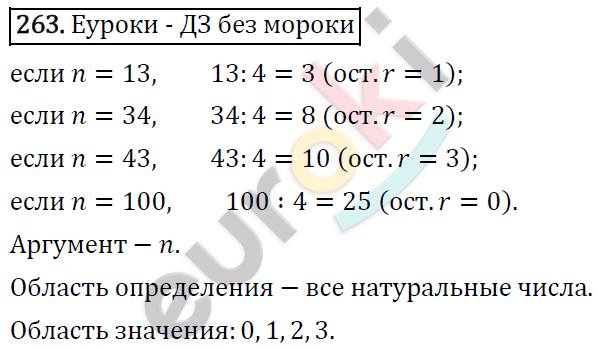 Алгебра 7 класс. ФГОС Макарычев, Миндюк, Нешков Задание 263