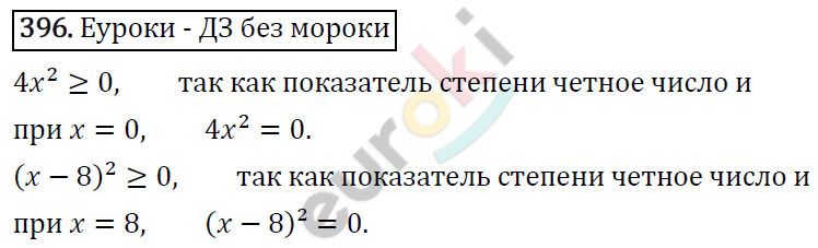 Алгебра 7 класс. ФГОС Макарычев, Миндюк, Нешков Задание 396