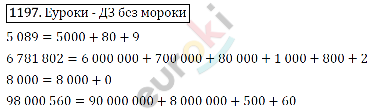 Математика 5 класс. ФГОС Виленкин, Жохов, Чесноков, Шварцбурд Задание 1197