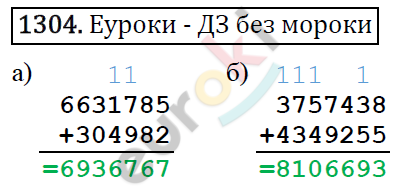 Математика 5 класс. ФГОС Виленкин, Жохов, Чесноков, Шварцбурд Задание 1304