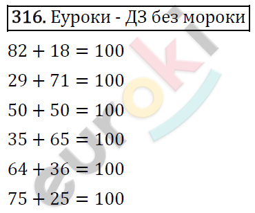 Математика 5 класс. ФГОС Виленкин, Жохов, Чесноков, Шварцбурд Задание 316