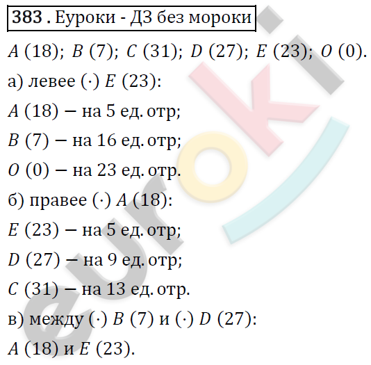 Математика 5 класс. ФГОС Виленкин, Жохов, Чесноков, Шварцбурд Задание 383