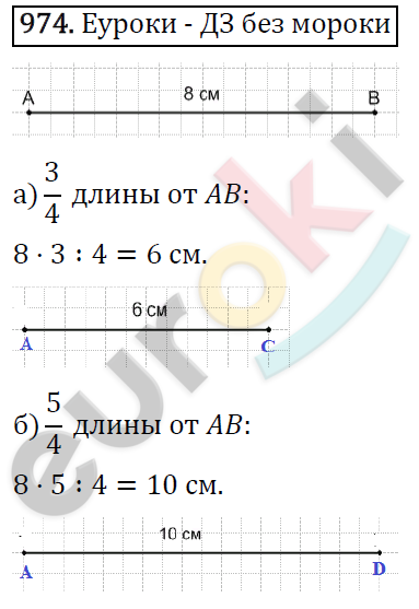 Математика 5 класс. ФГОС Виленкин, Жохов, Чесноков, Шварцбурд Задание 974