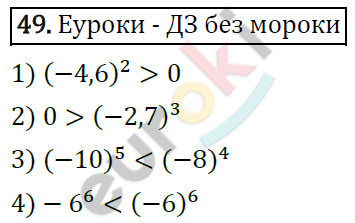Дидактические материалы по алгебре 7 класс Мерзляк, Полонский, Рабинович Вариант 49