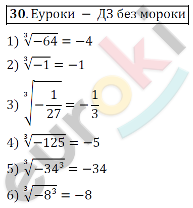 Алгебра 9 класс. ФГОС Колягин, Ткачева, Фёдорова Задание 30